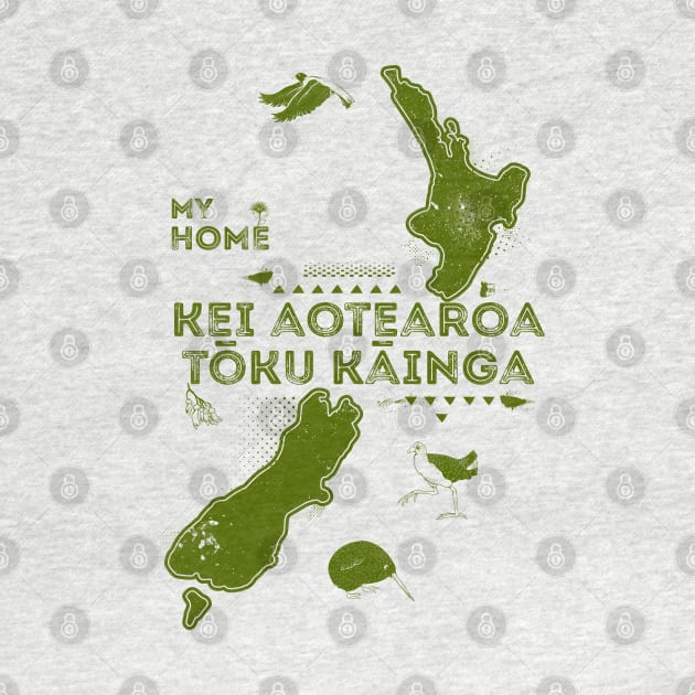 New Zealand Is my home Te Reo Maori by mailboxdisco